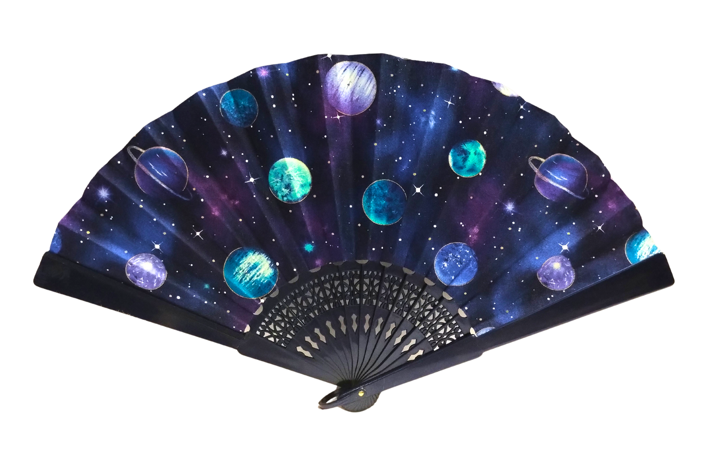 Ventaglio in Cotone Fantasia - Galassia