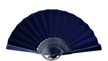 Load image into Gallery viewer, Solid Color Cotton Fan - Blue