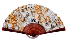Load image into Gallery viewer, Patterned Cotton Fan - Kittens - Part 01