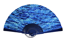 Load image into Gallery viewer, Patterned Cotton Fan - Ocean