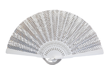 Load image into Gallery viewer, Sequin Fan - White