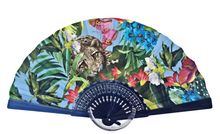 Load image into Gallery viewer, Pure Silk Haute Couture Fan - Jungle Fever - Jaguar