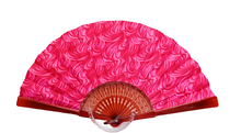 Load image into Gallery viewer, Patterned Cotton Fan - Pink Shades