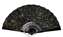 Load image into Gallery viewer, Patterned Cotton Fan - Golden Dripping